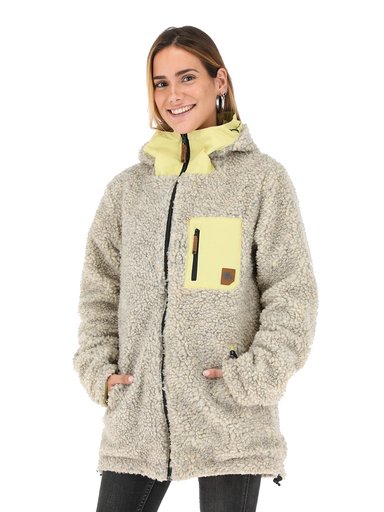 CHAQUETA CAMALEON I2 AMARILLO - LANA JASPEADO MUJER - 5