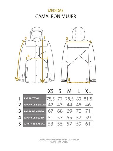CHAQUETA CAMALEON I2 AMARILLO - LANA JASPEADO MUJER - 9