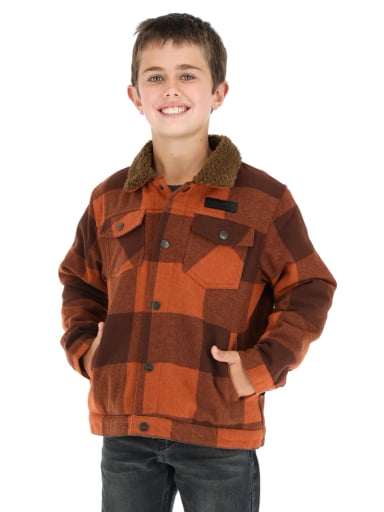 CHAQUETA BUFFALO CAZADOR 2 TERRACOTA NIÑOS - 3