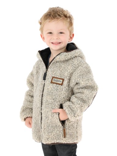 CHAQUETA BUFFALO CHIPORRO I2 LANA JASPEADO NIÑOS - 1