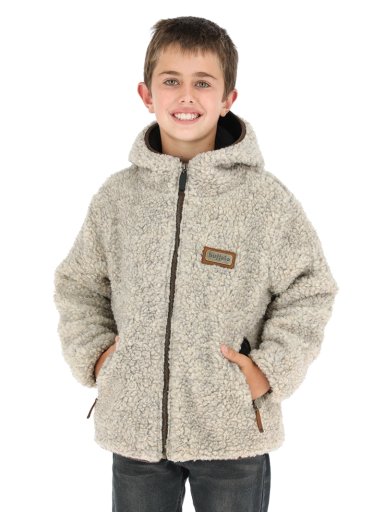 CHAQUETA BUFFALO CHIPORRO I2 LANA JASPEADO NIÑOS - 3