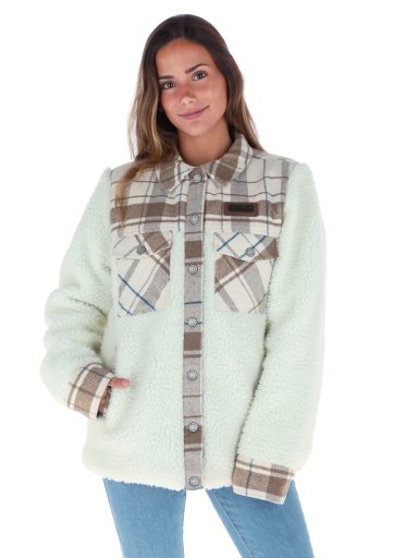 CHAQUETA GAMBOSA BEIGE MUJER - 1