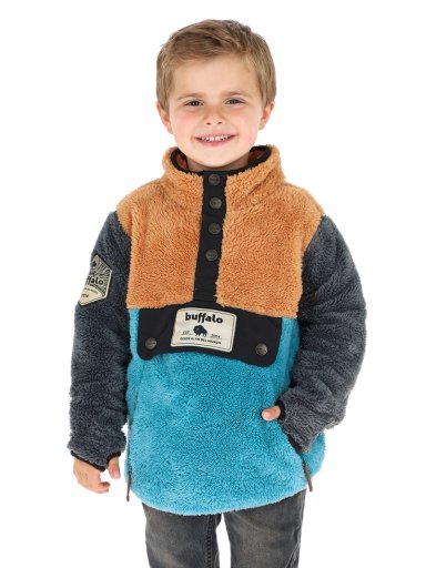 CHAQUETA INDIGO CAFE - AZUL NIÑOS - 1