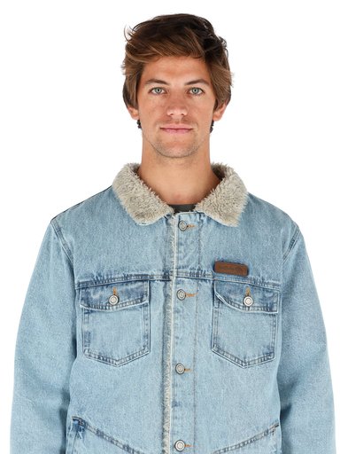 CHAQUETA FORESTA I3 CELESTE - LANA JASPEADO HOMBRE - 3