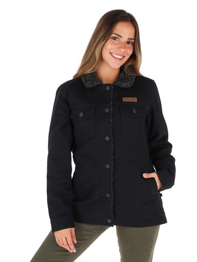 CHAQUETA FORESTA I3 NEGRO - NEGRO JASPEADO MUJER - 1