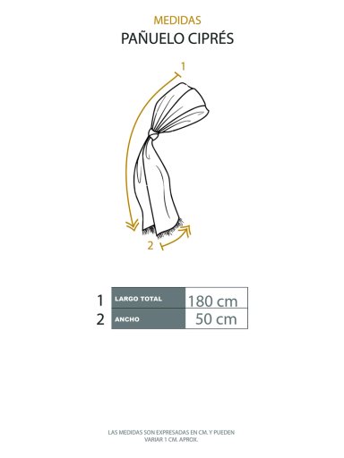 PAÑUELO BUFFALO GRIS CIPRES MUJER - 3