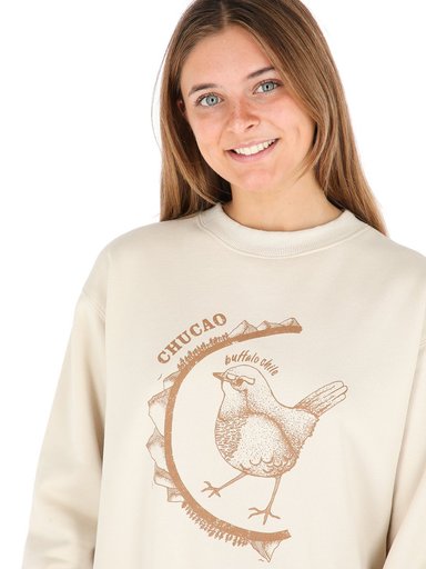 POLERON CHUCAO BEIGE MUJER - 4