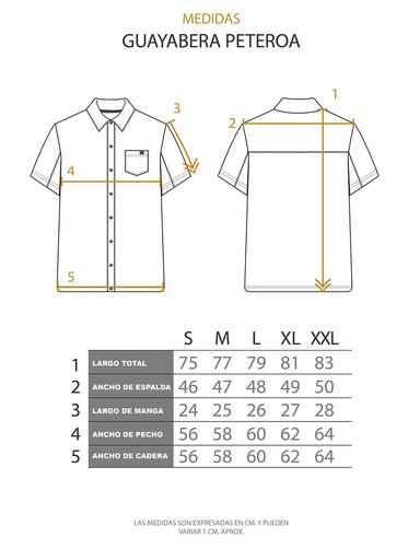 GUAYABERA PETEROA GRIS CLARO HOMBRE - 5