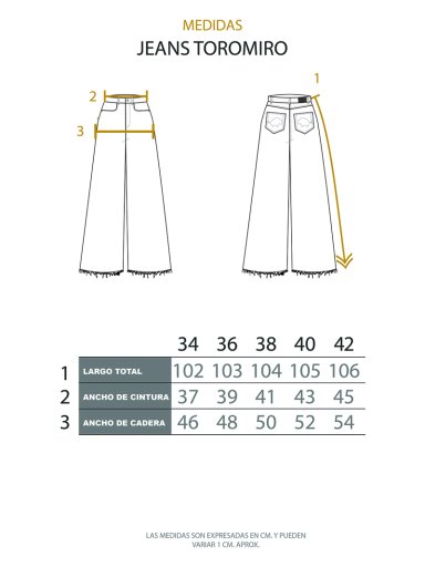 PANTALON JEANS ALGODÓN MUJER BUFFALO AMARILLO TOROMIRO - 5