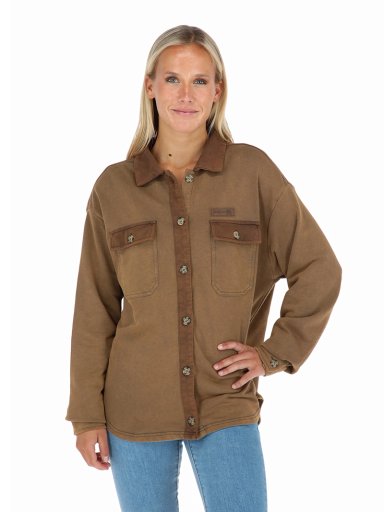 CHAQUETA VERIS CAFE MUJER BUFFALO - 1