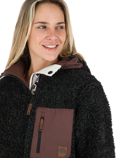 PARKA IMPERMEABLE REVERSIBLE CAMALEON MUJER CRUDO BUFFALO - 8