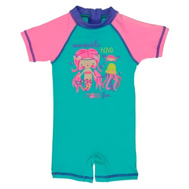 TRAJE DE BAÑO BEBE NIÑA BODY UV 50 VERDE H2O WEAR - 1
