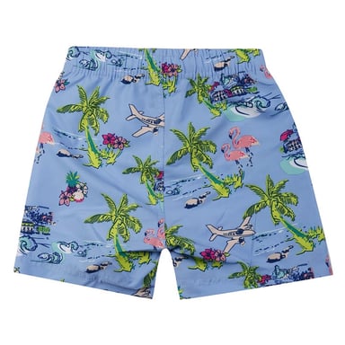 TRAJE BAÑO SHORT NIÑO H2O WEAR AZUL BEBÉ - 2