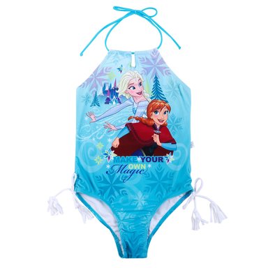 TRAJE DE BAÑO NIÑA ENTERO TURQUESA DISNEY FROZEN - 1