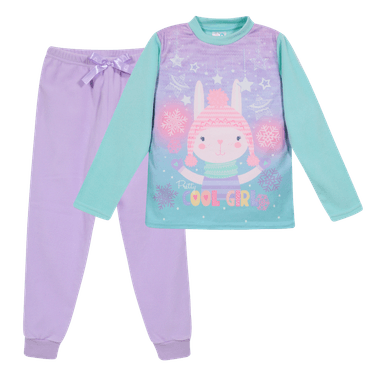 PIJAMA NIÑA POLAR COOL GIRL LILA H2O WEAR - 1