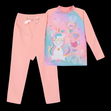 PIJAMA NIÑA POLAR H2O WEAR CORAL - 1