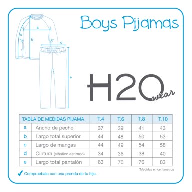 PIJAMA NIÑO POLAR H2O WEAR GRIS - 3