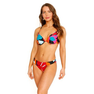TRAJE DE BAÑO MUJER H2O WEAR BIKINI TOP COPAS ESTAMPADO PARA NEGRO - 4