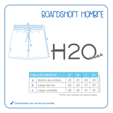 TRAJE DE BAÑO HOMBRE SHORT ALABAMA GRIS H2O WEAR - 6