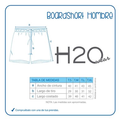 TRAJE DE BAÑO HOMBRE SHORT MALIBU BICOLOR H2O WEAR - 5