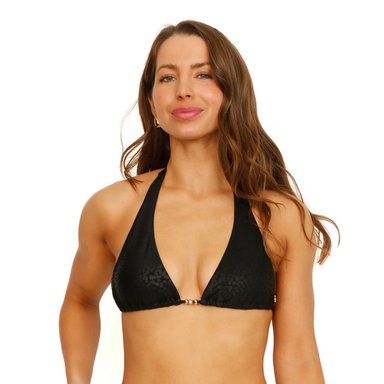 TRAJE DE BAÑO MUJER TOP KIM NEGRO H2O WEAR - 1