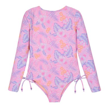 TRAJE DE BAÑO NIÑA M/LARGA  H2O WEAR ROSADO - 1