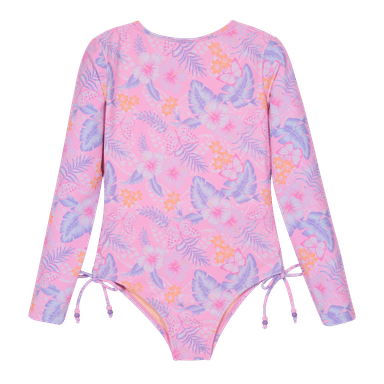TRAJE DE BAÑO NIÑA M/LARGA  H2O WEAR ROSADO - 2