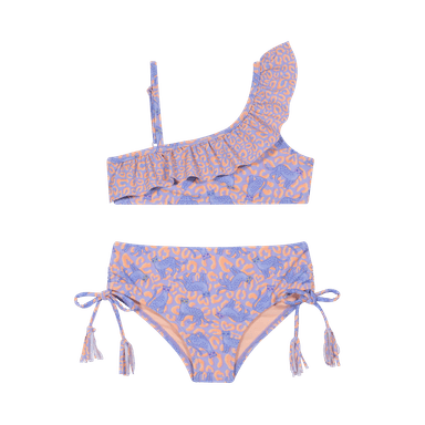 TRAJE DE BAÑO NIÑA BIKINI 1 HOMBRO UV50 H2O WEAR LILA - 2
