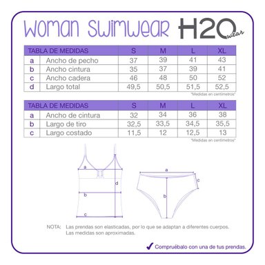 TRAJE DE BAÑO MUJER TANKINI CONTROL SELENA H2O WEAR NEGRO - 8