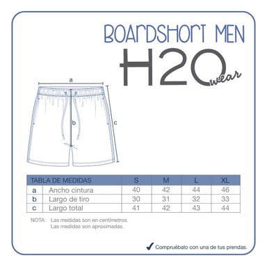 TRAJE DE BAÑO HOMBRE SHORT W STRETCH H2O WEAR AZULINO - 5