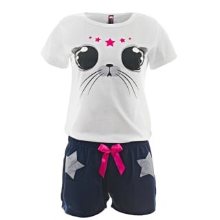 PIJAMA MUJER BELLEZA EXPRESS LATINA 28888-R4 POLIALGODÓN COLOMBIANA FOCA - 1