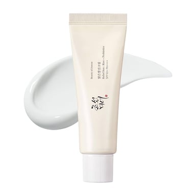 RELIEF SUN RICE + PROBIOTICS SPF50+ PA++++ (BEAUTY OF JOSEON) -50ML PROTECTOR SOLAR ACLARANTE CON AR - 1