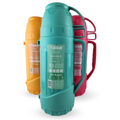 TERMO KEEP 1.8 LITROS OUTDOOR RESISTENTE CAFE TE BEBIDAS TURQUESA - 8