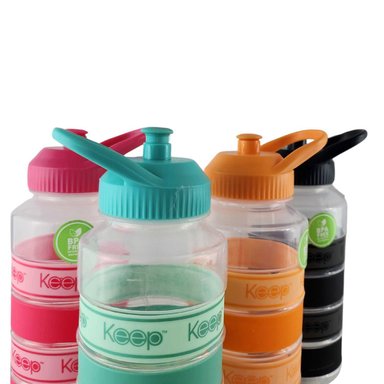 BOTELLA KEEP AGUA BIG BANDS DEPORTISTA OUTDOOR 1L TURQUESA - 7