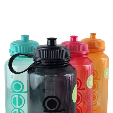 BOTELLA KEEP 1 LITRO SPORT GYM EJERCICIO NEGRO - 8