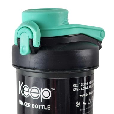 BOTELLA SHAKER KEEP 700ML SPORT OUTDOOR GIMNASIO TURQUESA - 3