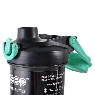 BOTELLA SHAKER KEEP 700ML SPORT OUTDOOR GIMNASIO TURQUESA - 4