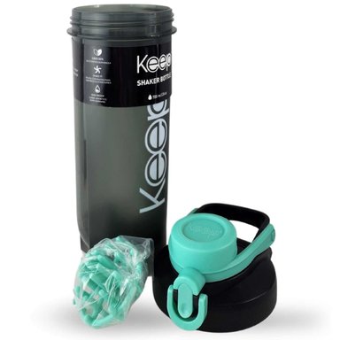 BOTELLA SHAKER KEEP 700ML SPORT OUTDOOR GIMNASIO TURQUESA - 6