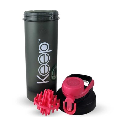 BOTELLA SHAKER KEEP 700ML SPORT OUTDOOR GIMNASIO ROSA - 5