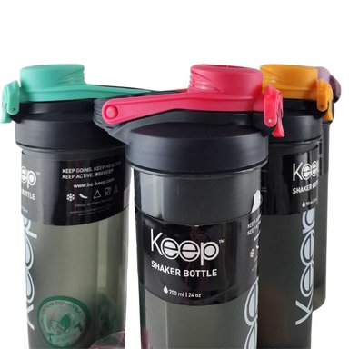 BOTELLA SHAKER KEEP 700ML SPORT OUTDOOR GIMNASIO ROSA - 8