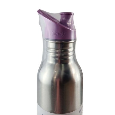 BOTELLA METALICA KEEP 600ML BEBIDAS DEPORTE LILA - 4