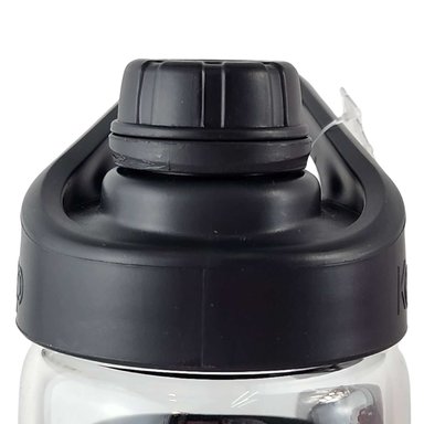 BOTELLA KEEP 470ML VIDRIO PROTECTOR AGUA DEPORTES OUTDOOR NEGRO - 6