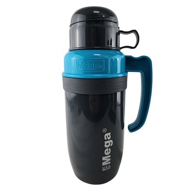 TERMO NEW MEGA 1L PARA LIQUIDOS CALIENTES FRIOS CELESTE - 1