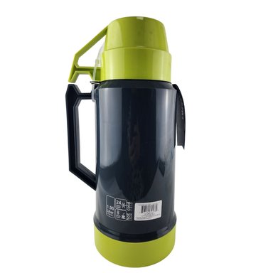 TERMO MEGA 1.9L NEW MEGATEMP BEBIDAS CALIENTES FRIAS CON TAZAS VERDE - 3