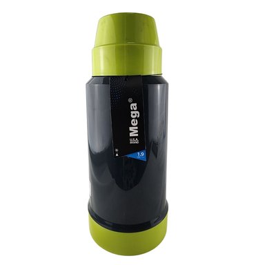 TERMO MEGA 1.9L NEW MEGATEMP BEBIDAS CALIENTES FRIAS CON TAZAS VERDE - 4