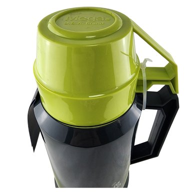 TERMO MEGA 1.9L NEW MEGATEMP BEBIDAS CALIENTES FRIAS CON TAZAS VERDE - 6