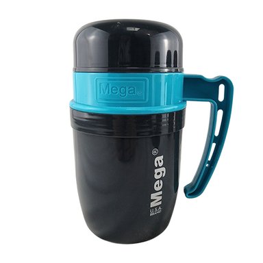 TERMO NEW MEGA 430ML COMIDA CALIENTE BOCA ANCHA ES CELESTE - 1