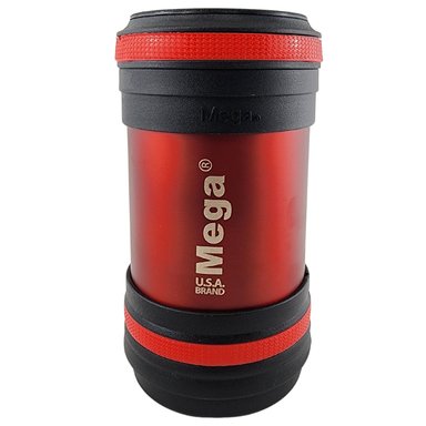 TERMO MEGA MAXX 400ML COMIDAS METALICO ACERO INOXIDABLE EN COLOR ROJO - 1