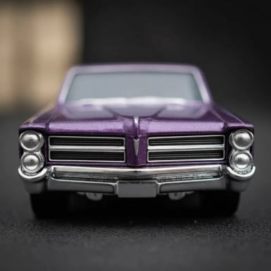 PONTIAC BONNEVILLE 1965 HOT WHEELS SILVER 1/64 - 5