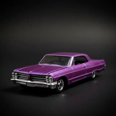 PONTIAC BONNEVILLE 1965 HOT WHEELS SILVER 1/64 - 8